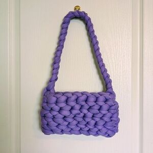 Handcrafted knit purse